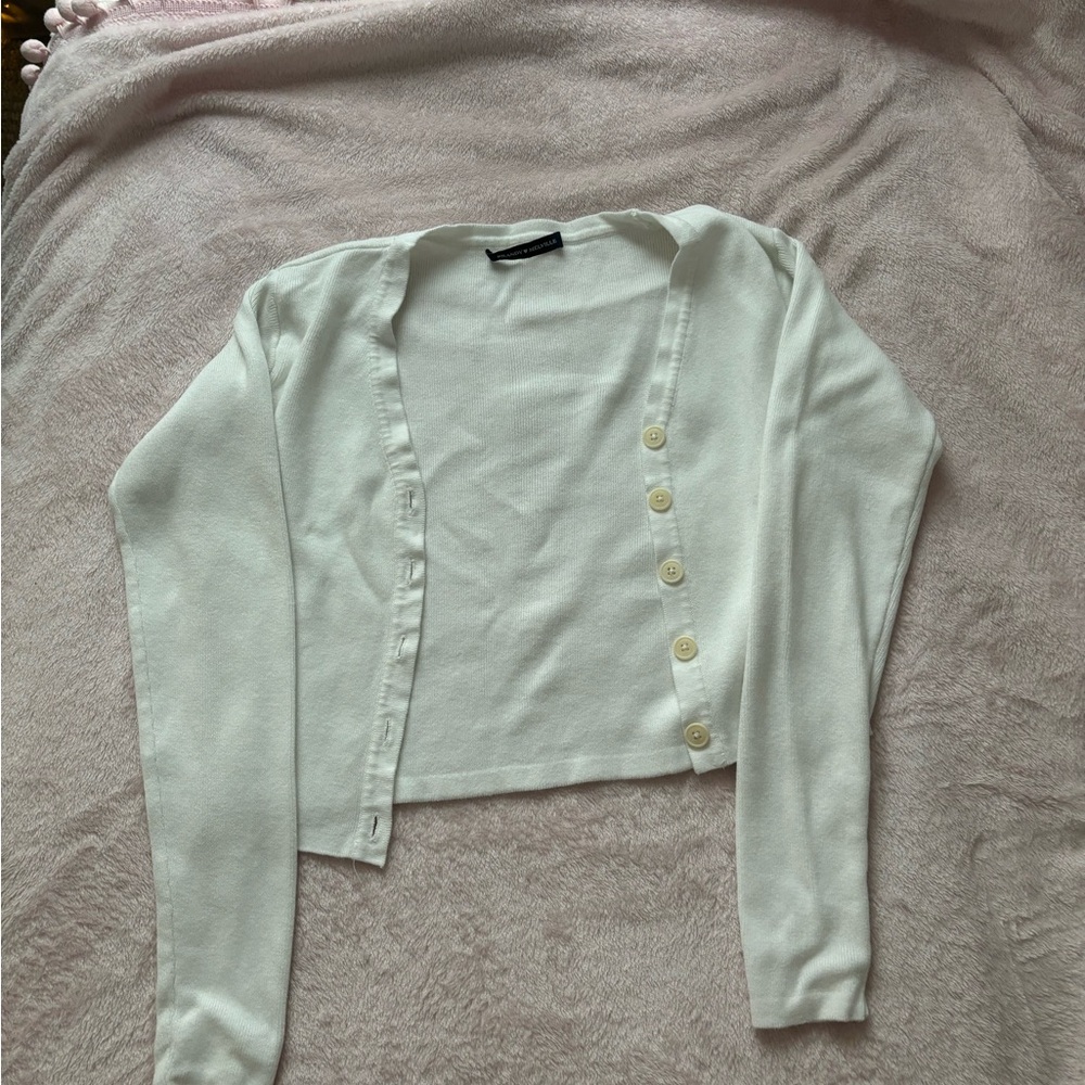 Brandy Melville thick white cardigan!